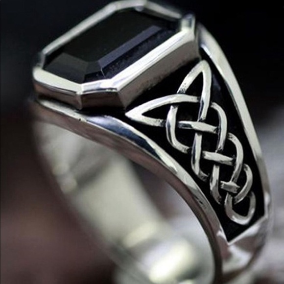 Men’s .925 Sterling Silver Black Onyx Ring - Picture 6 of 6